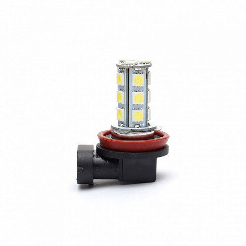 Светодиодная лампа H11 LED 5050 5000K 12V 18 SMD