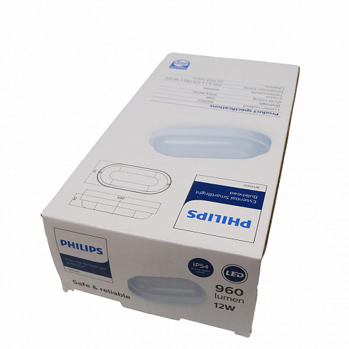 Светильник овальный 12W 4000K 960lm IP54 Philips WT045C Повреждение упаковки