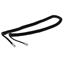 Шнур витой телефонный 4P4C 2м (черный)