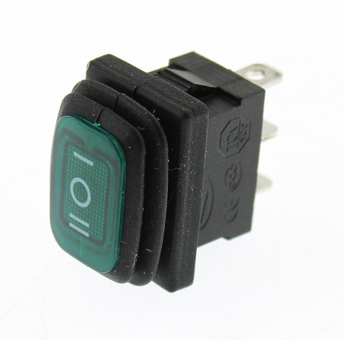 SB008 IP65 on-off-on зелёный