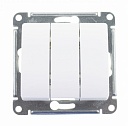 Выключатель 3-кл. с/у Schneider Electric Glossa 250V 10А белый