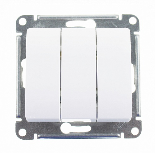 Выключатель 3-кл. с/у Schneider Electric Glossa 250V 10А белый