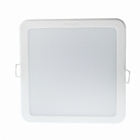 Светильник квадратный Philips 59465 MESON 125 13W WH SQ recessed (13Вт, 960Лм, 6.5К) Осн ср
