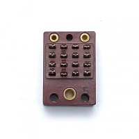 СК-РП-4 колодка для реле 16конт. под пайку, Колодка