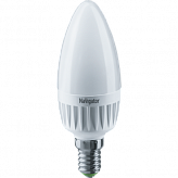 Лампа "свеча" диммируемая Navigator NLL-C37-7-230-4K-E14-FR-DIMM (аналог 60Вт, белый)