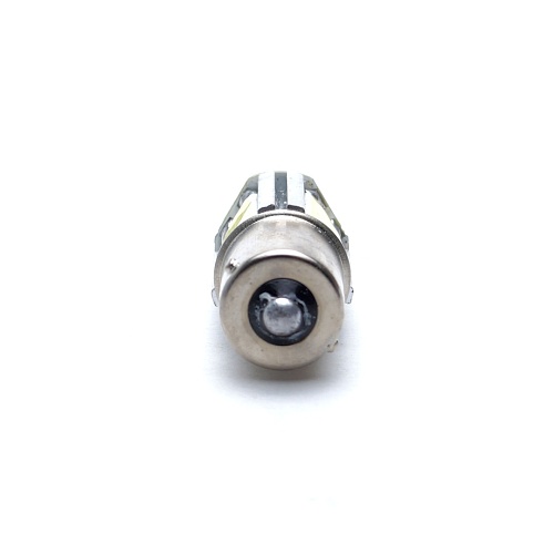 Светодиодная лампа R5W (BA15S) 12V 4 COB LED White 