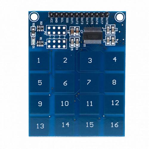 Клавиатура сенсорная 4х4 TTP229 для Arduino 			