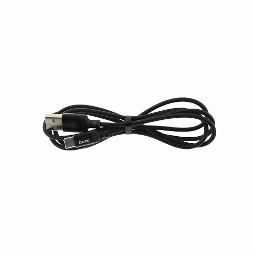 Кабель HOCO X14 USB Type-C/ 1m/ 2A/ Нейлон/ Black