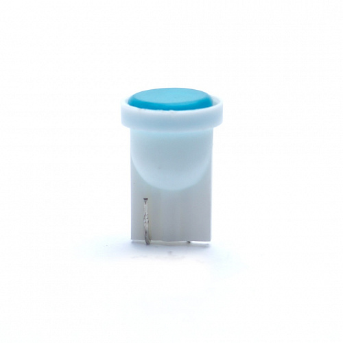 Светодиодная лампа T10 (W5W) 12V 1 COB LED Blue