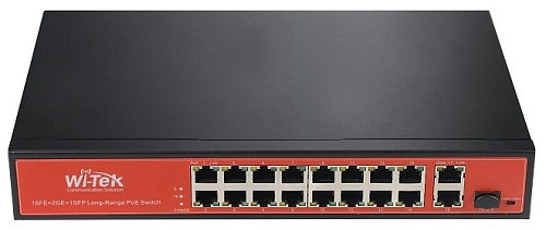 WI-PS518G порты 16 PoE FE + 1 Combo GE + 1 SFP сетевой коммутатор Wi-Tek