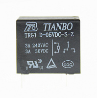 TRG1 D-5VDC-S-Z  5VDC, 3A, 1C, Реле электромагнитное TRG1 D-5VDC-S-Z  5VDC, 3A, 1C