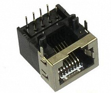 Разъем TJ11-8P8C (RJ45) гнездо на плату 