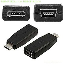 USB-F mini (гн)-microUSB-M micro(шт) переходник, Разъём
