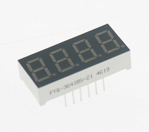 Светодиодный индикатор LED R 4DIG AN FYQ-3641BS-21