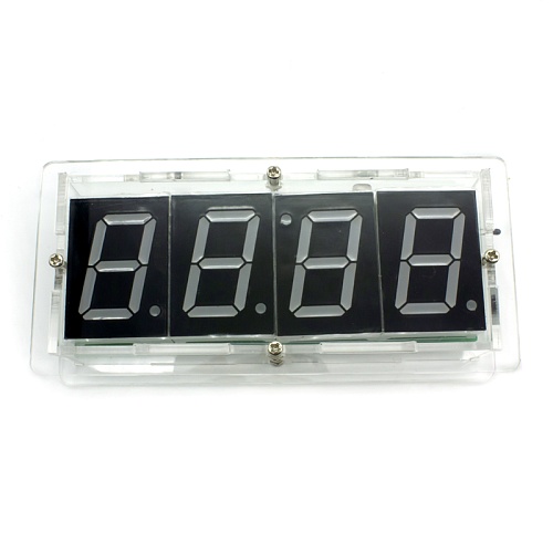 Электронные часы в корпусе