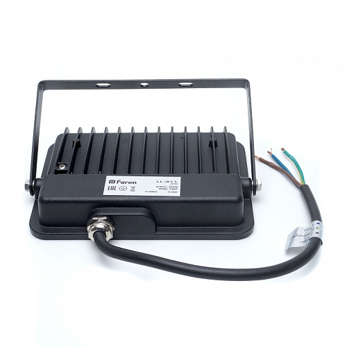 Прожектор Feron 18LED/20W-RGB 230V (20Вт, мультицвет, 162х144х27мм, пульт д/у) IP65