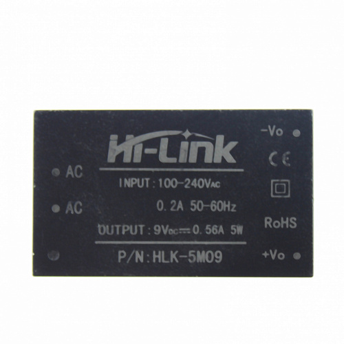 Преобразователь AC-DC HLK-5M09 (9 В 0.42А)