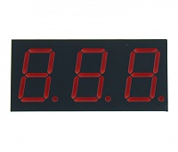Светодиодный индикатор LED R 3DIG AN GNT-8031BUE-12