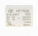 HF7520/012-ZST  12VDC, 16A, 1C, Реле электромагнитное HF7520/012-ZST  12VDC, 16A, 1C