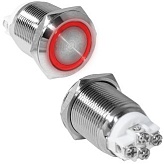 Кнопка антивандальная GQ19F-10ZE/R/N off-on