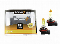 Галогенная лампа головного света H11 BOCXOD AntiFog 3100К 12V 55W PGJ19-2 80192AF 2шт