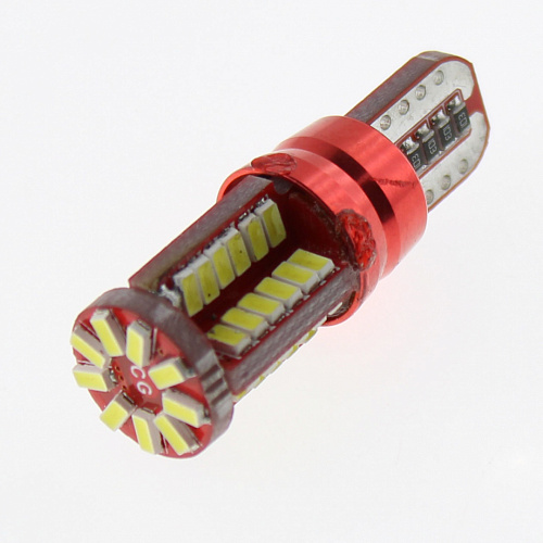 Светодиодная лампа T10 (W5W) 12V 3014 57 SMD LED White 