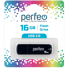 Карты памяти Perfeo USB 16Gb C05 Black