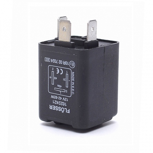 Реле 12V 2/4*21W 1622421 Flosser 3 контакта 