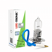 Галогенная лампа головного света H3 Lite-Tronic Vision+30% 12V 55W PK22s