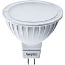 Лампа диммируемая Navigator NLL-MR16-7-230-3K-GU5.3-DIMM (аналог 50Вт,525лм, теплый белый)