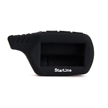 Чехол для брелока Starline B9/B6/B91/A61/A91 (силиконовый, черный)