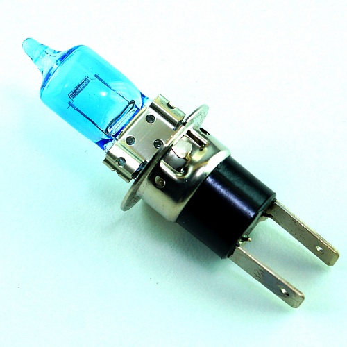 Галогенная лампа головного света H3C Koito WhiteBeam III 12V 55W P22d/5 P0753W 2шт