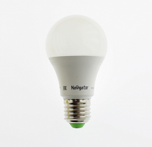 Низковольтная лампа Navigator NLL-A60-10-12/24-4K-E27 (12-24В, 10Вт, аналог 75Вт)