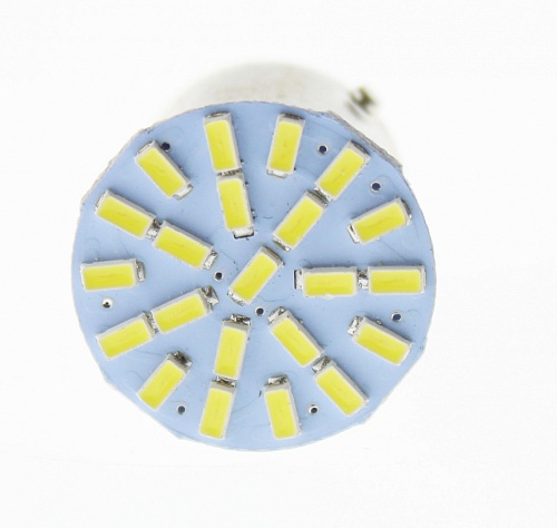 Светодиодная лампа P21W (BA15S) 12V 1210 22 SMD LED White Lumen
