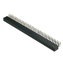 PBD-80R (2x40) шаг 2,54мм, Разъем штыревой