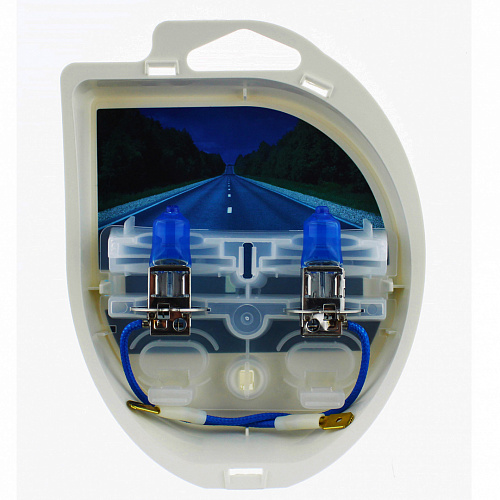 Галогенная лампа головного света H3 Philips Diamond Vision 5000K 12V 55W PK22s 12336DVS2 2шт