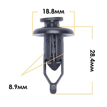 Клипса крепежная MASUMA KJ-1043/K-086