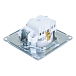 Розетка AtlasDesign с/у 1-ая с з/к без шторок IP20 16А ATN000143 БЕЛЫЙ