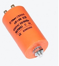 CBB60-E  55.0мкФ*450В(пусков.) КЛЕММЫ+БОЛТ, Конденсатор