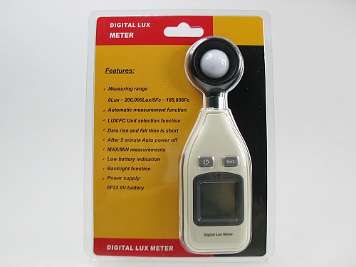 Измеритель освещенности (люксметр) S-Line GM1010