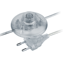 Шнур сетевой 1.7м напольный прозрачный 2х0.5мм2 Navigator (NPS-FS01-170-2x0.5-TR)