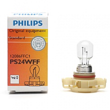 Автолампа накаливания PS24W Philips Vision 12V 24W PG20/3  12086FFC1 1