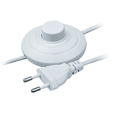 Шнур сетевой 1.7м напольный белый 2х0.5м Navigator (NPS-FS01-170-2x0.5-WH)