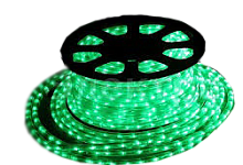 Дюралайт светодиодный Sneha 13-3W-50M-220V-LED-U GN, зеленый 4м
