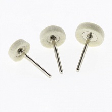 Круги полировочные FIT, шерсть (3шт)