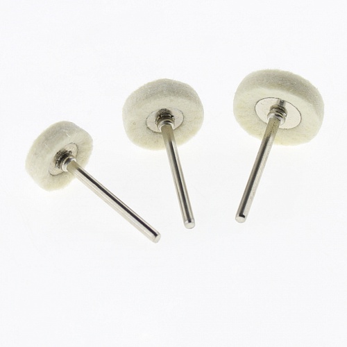 Круги полировочные FIT, шерсть (3шт)