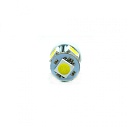 Светодиодная лампа T10 (W5W) 12V 5050 5 SMD LED White 