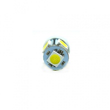 Светодиодная лампа T10 (W5W) 12V 5050 5 SMD LED White 