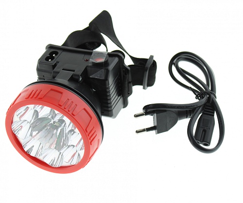 Светодиодный налобный фонарь Navigator NPT-H21-ACCU 9 LED 1Вт, Lead-Acid 3.7В 0,9Ач