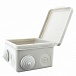 Коробка Navigator NSS-DB-80-80-50-7-GR распаячная открытого монтажа